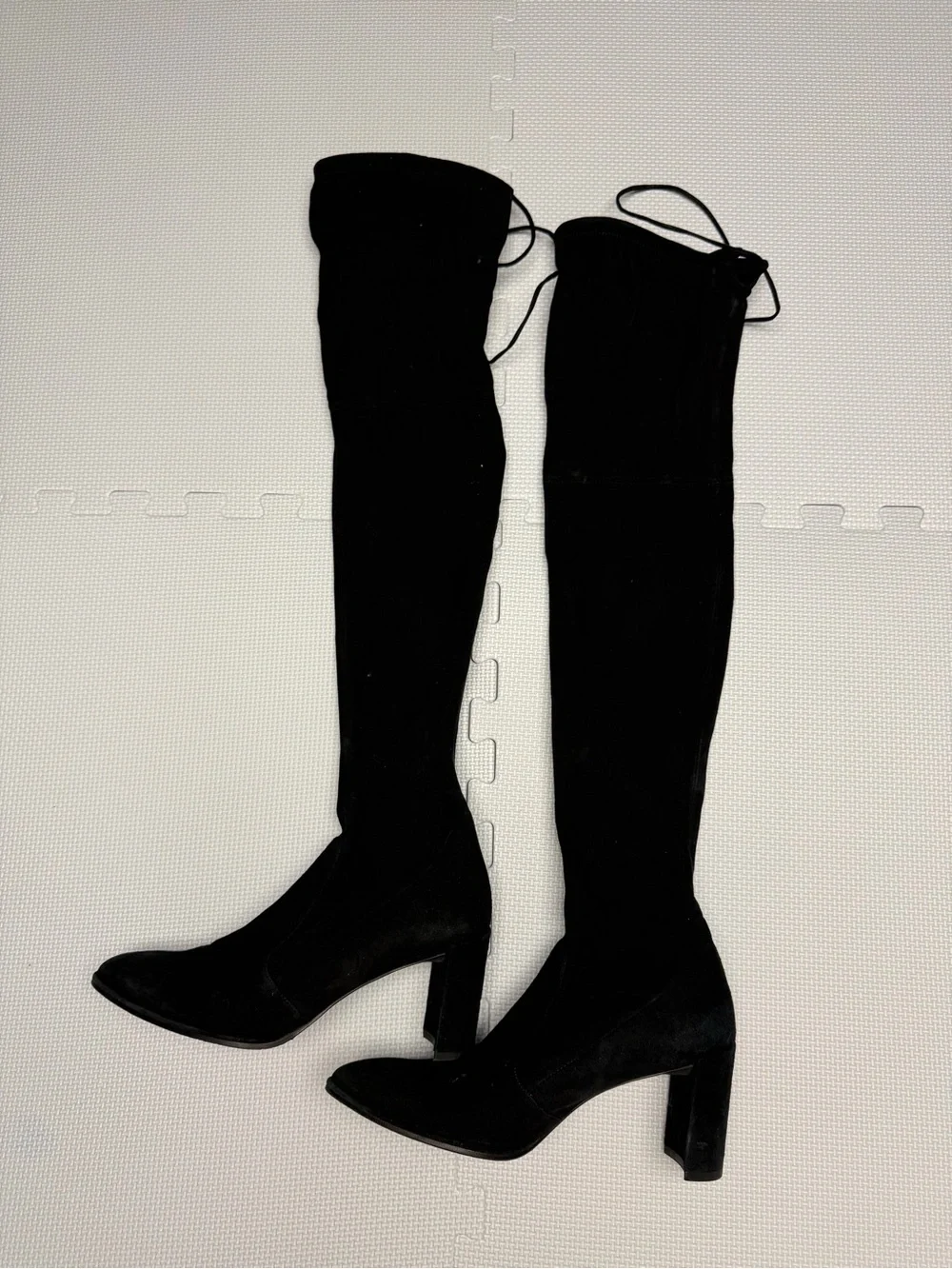 STUART WEITZMAN Landmark Suede Over-The-Knee Boot Size 8
